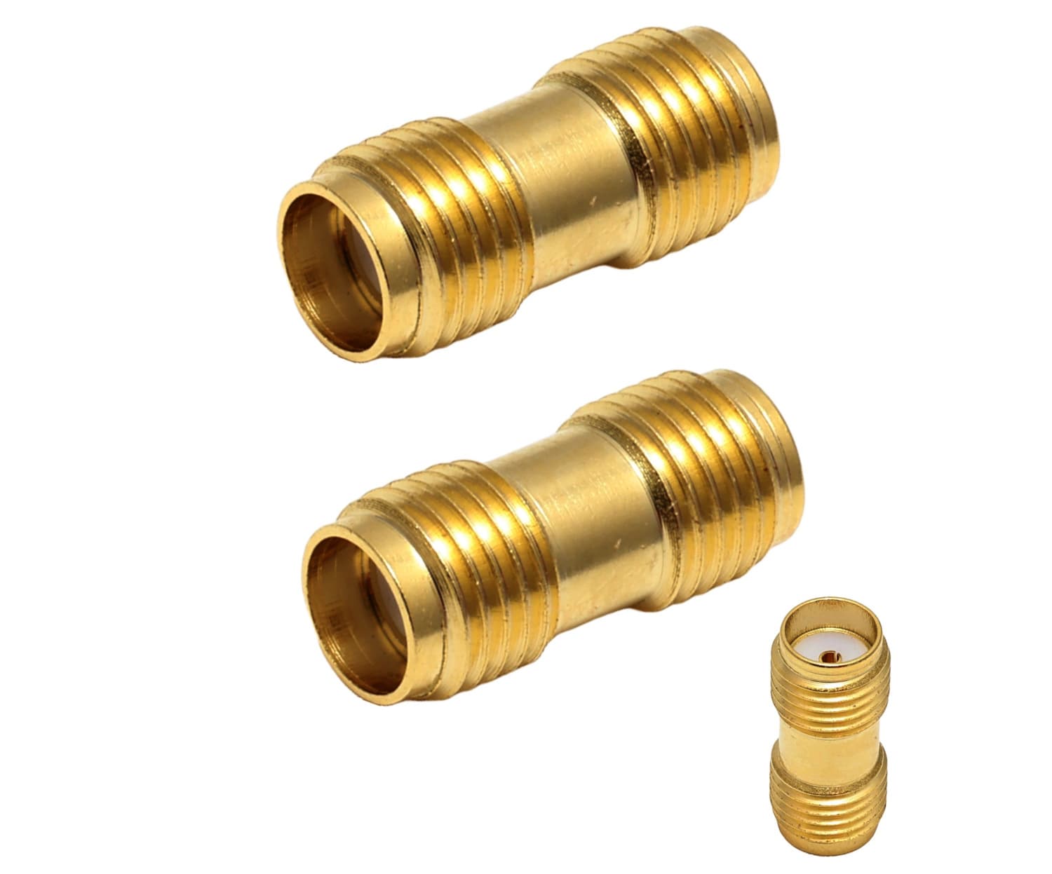 Zestaw adapterów SMA UC-1 SO-239 na cienkim kablu RG-316 100cm - przejściówka PL/SMA-M + 5 adapterów PTFE/Gold RADIORA MIX-CON-100 