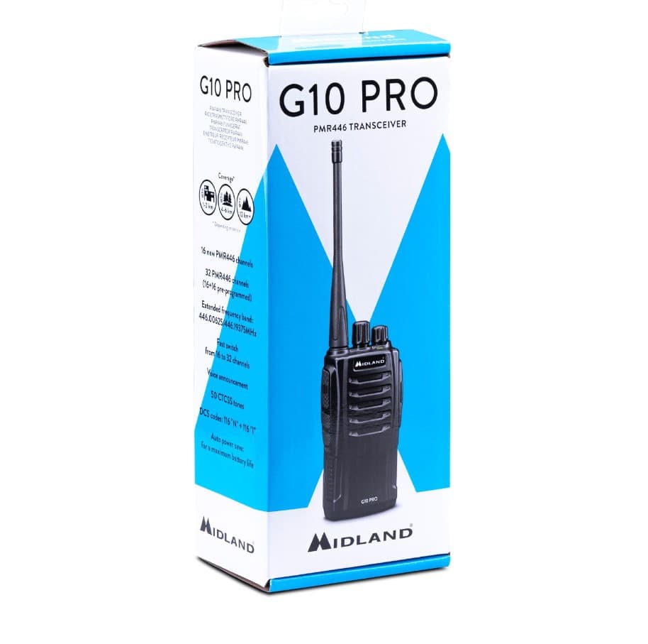 Midland G10 PRO [1szt.] profesjonalna krótkofalówka PMR bez zezwoleń