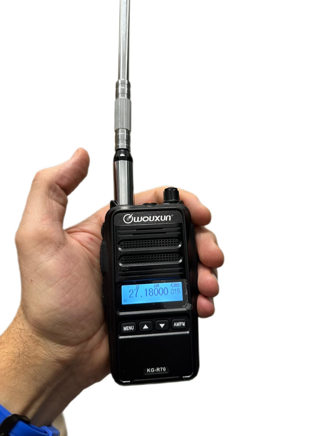 Wouxun AN R70 antena teleskopowa CB 27MHz długość 25-123cm wtyk SMA-F np. do Wouxun KG R-70, Quansheng UV-K5 (mod.)