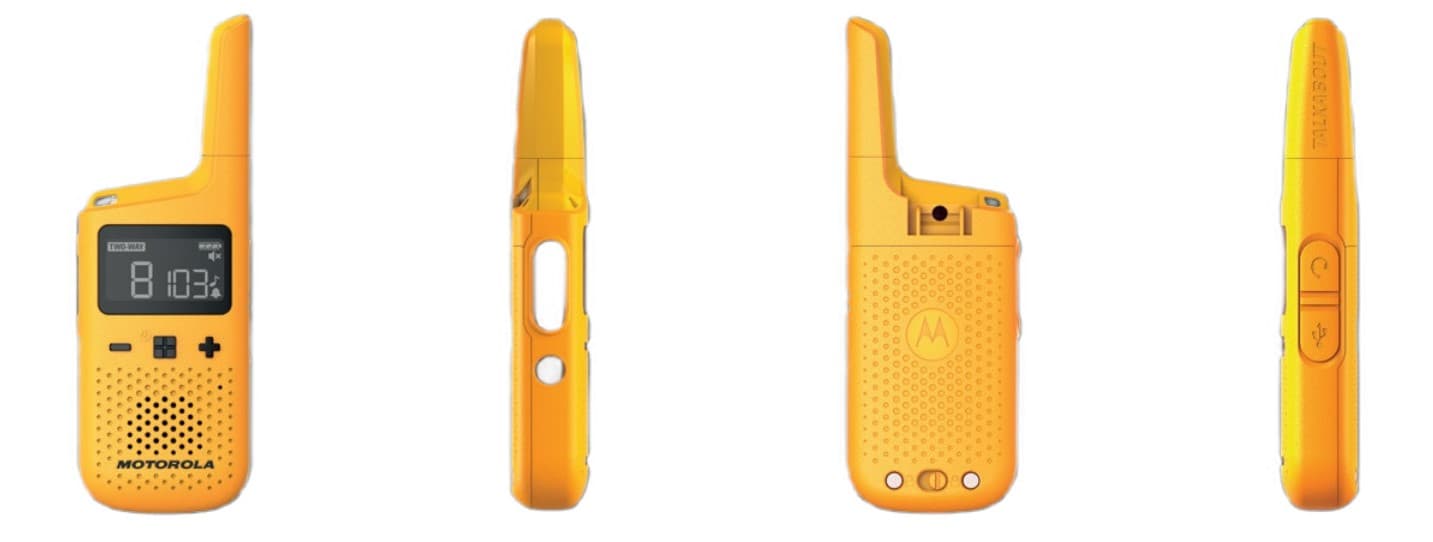 Motorola T72 Go Active [2szt.] krótkofalówki PMR 16 kanałów, IP54 - walkie talkie dla miłośników aktywności na świeżym powietrzu