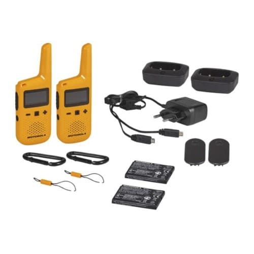 Motorola T72 Go Active [2szt.] krótkofalówki PMR 16 kanałów, IP54 - walkie talkie dla miłośników aktywności na świeżym powietrzu