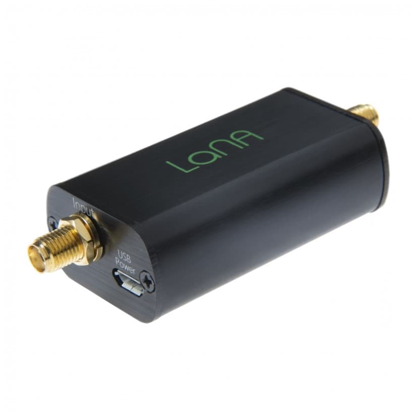 Nooelec LaNA RF Low Noise Amplifier wzmacniacz odbioru do odbiornika SDR / skanera - zakres pracy 20MHz-4GHz