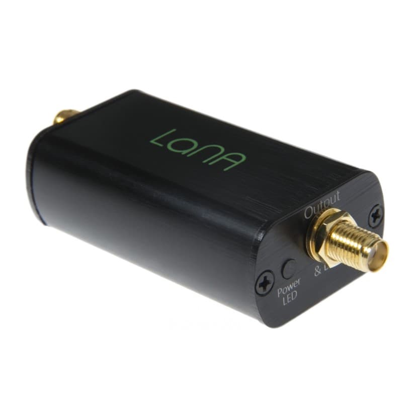 Nooelec LaNA RF Low Noise Amplifier wzmacniacz odbioru do odbiornika SDR / skanera - zakres pracy 20MHz-4GHz