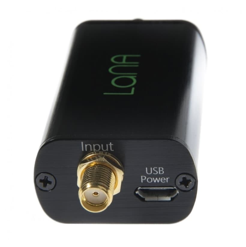 Nooelec LaNA RF Low Noise Amplifier wzmacniacz odbioru do odbiornika SDR / skanera - zakres pracy 20MHz-4GHz
