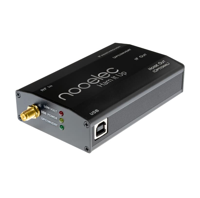 Zestaw Nooelec NESDR SMArt HF - odbiornik SDR 100kHz-1700MHz, konwerter Ham It Up, balun 1:9, 3 adaptery SMA, 3 anteny