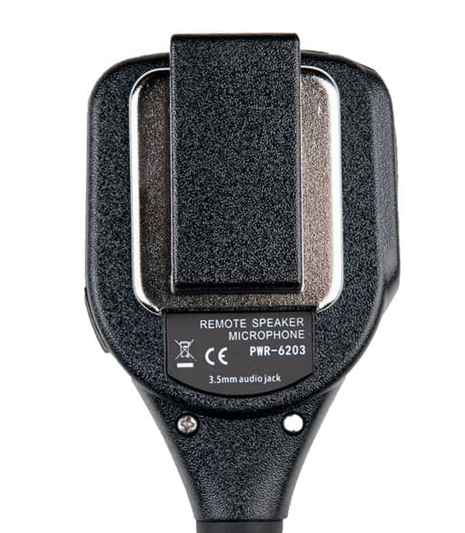 Komunica PWR-6202 wytrzymały mikrofonogłośnik wysokiej klasy 2-pin Kenwood TK-272G/372G, TK3130, TK-3131, Baofeng UV-5R, UV-82, TYT TH-UV88, TH-UV98, Wouxun KG-UV6D, KG-UV9D, KG-UV9K itp.