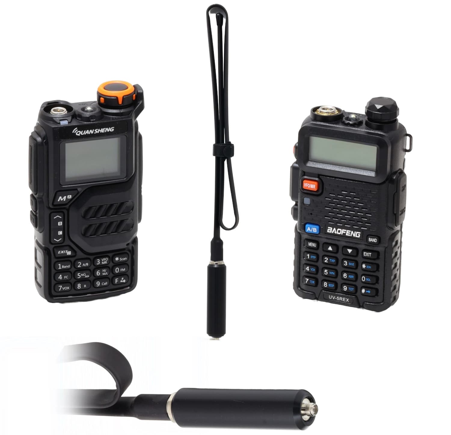 Nagoya NA-892 SMA-F długość 80cm antena taktyczna VHF/UHF np. do Baofeng UV-5R, UV-82, Wouxun KG-UV6D, Yaesu FT-4X, FT-65, Quansheng UV-K5