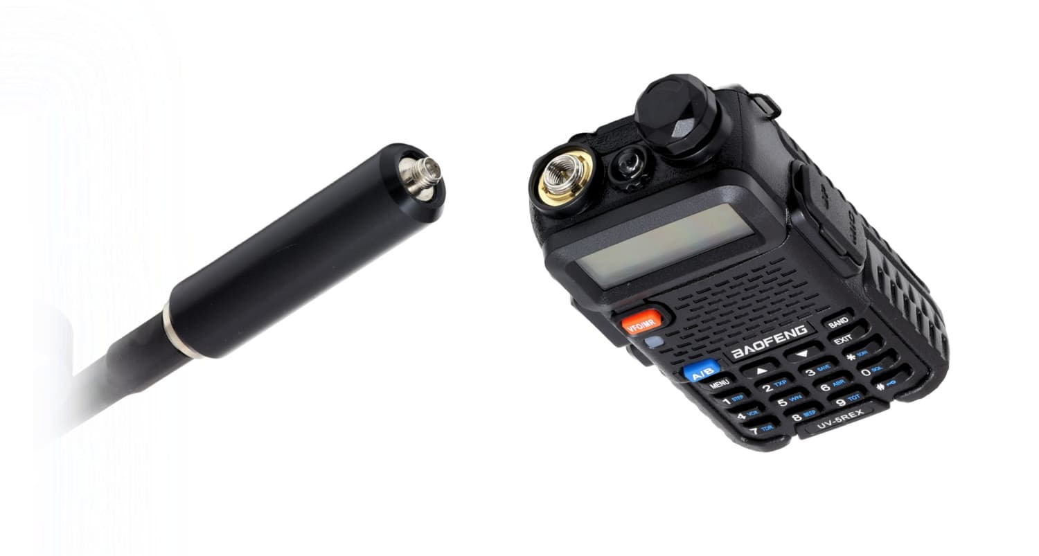Nagoya NA-892 SMA-F długość 80cm antena taktyczna VHF/UHF np. do Baofeng UV-5R, UV-82, Wouxun KG-UV6D, Yaesu FT-4X, FT-65, Quansheng UV-K5