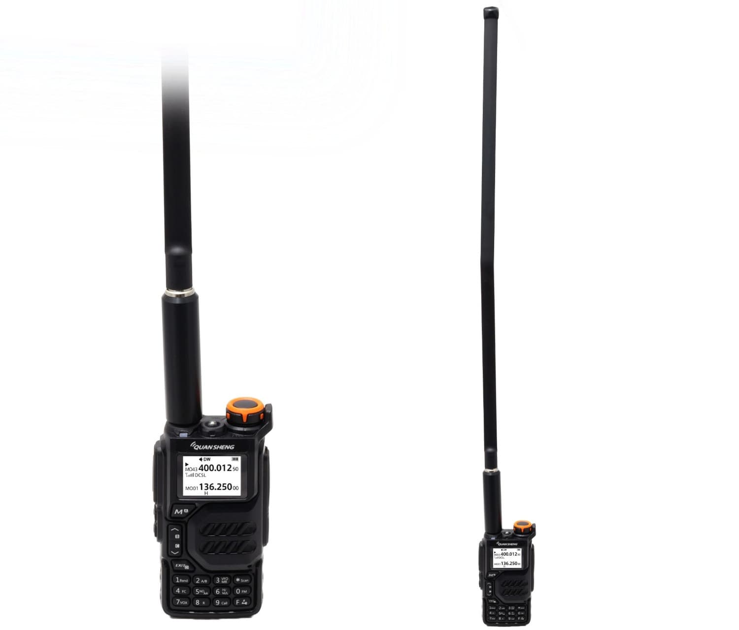 Nagoya NA-892 SMA-F długość 80cm antena taktyczna VHF/UHF np. do Baofeng UV-5R, UV-82, Wouxun KG-UV6D, Yaesu FT-4X, FT-65, Quansheng UV-K5