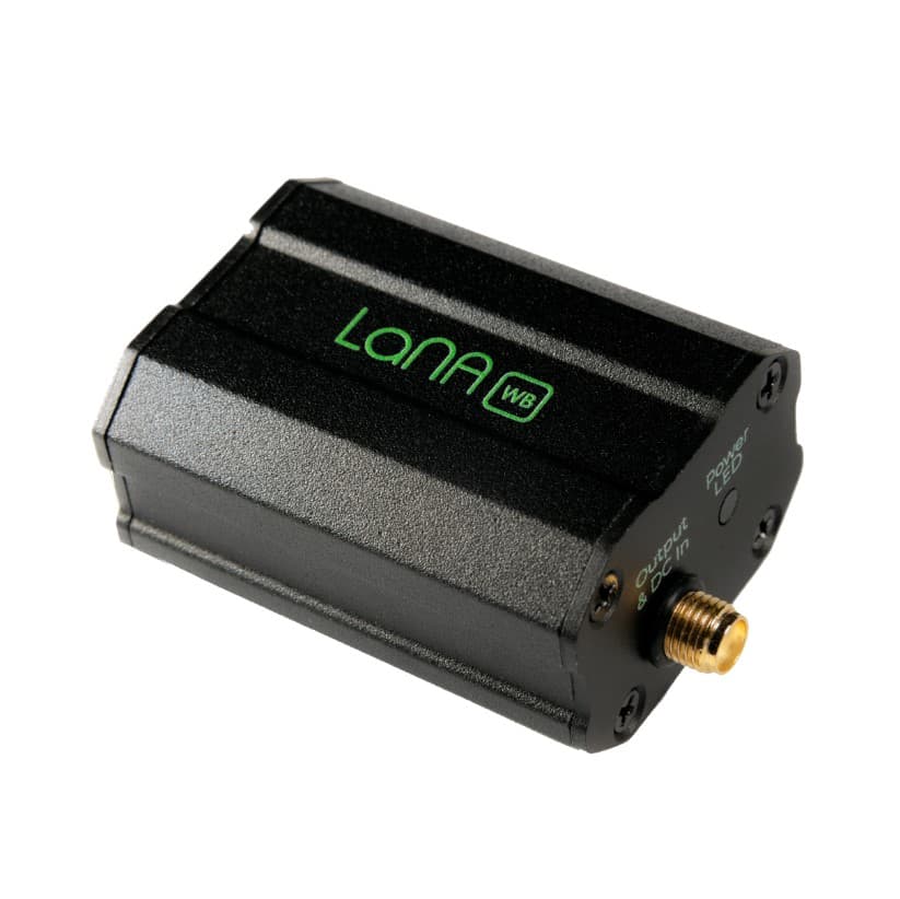 Nooelec LaNA WB Ultra Low Noise Amplifier wzmacniacz odbioru do odbiornika SDR / skanera - zakres pracy 300MHz-8GHz