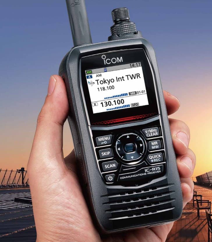 ICOM IC-R15 skaner szerokopasmowy 78-500MHz MADE IN JAPAN (odbiornik szerokopasmowy), IPX7, znakomity dla spottera