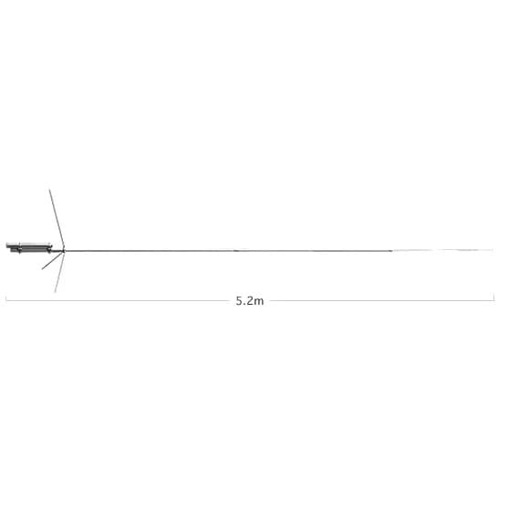 Diamond F23H antena bazowa VHF 3 x 5/8 fali 144-174MHz długość 520cm, włókno szklane