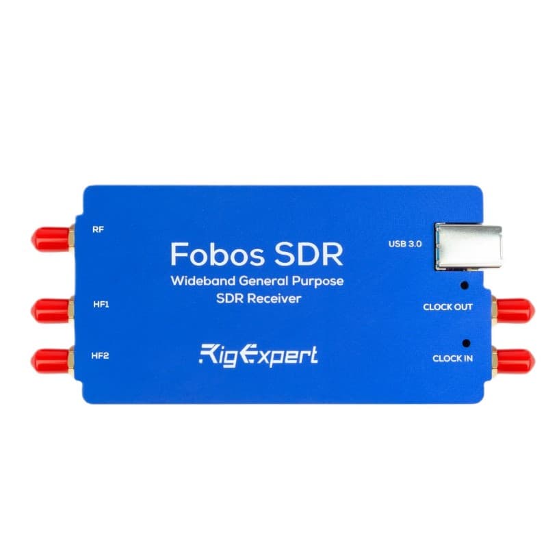 FOBOS SDR RigExpert odbiornik szerokopasmowy SDR 100kHz - 6GHz, USB 3.0, przetwornik 14-bit ADC