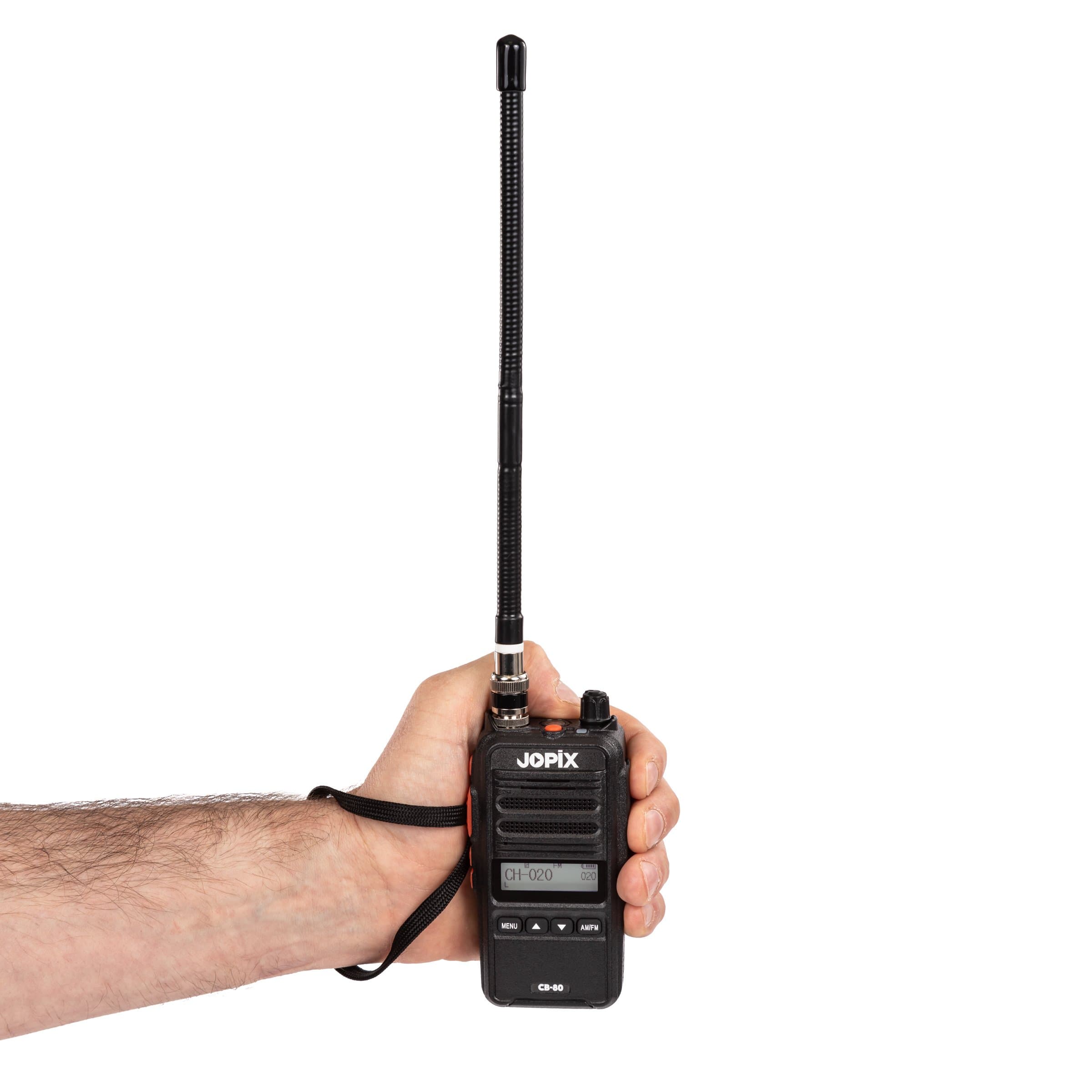 Jopix CB-80 CB radio ręczne / przenośne - moc 4W, latarka, duży akumulator 2600mAh, najmniejsze gabaryty