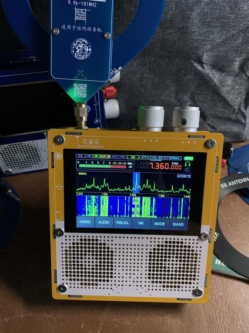 Aktywna antena przenośna 10kHz-181MHz wzmacniacz 20dB (LW, MW, SW, FM, HF, VHF, airband) do odbiorników globalnych, SDR, skanerów 