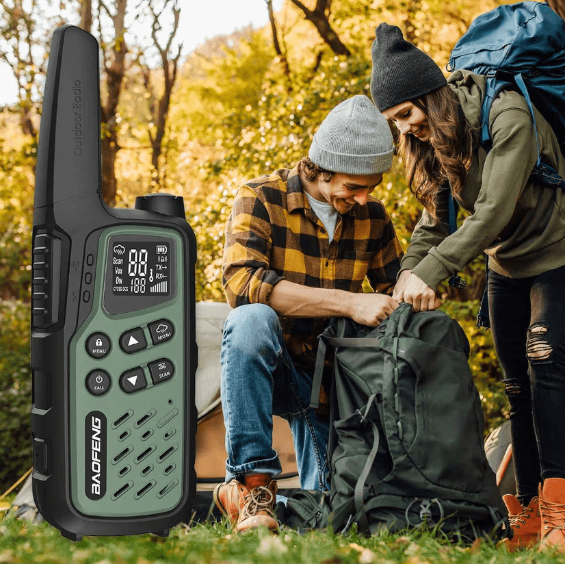 BAOFENG BF-25E GREEN Twin Pack krótkofalówki PMR bez zezwoleń [zestaw 2szt.]  - walkie talkie, PMR 446