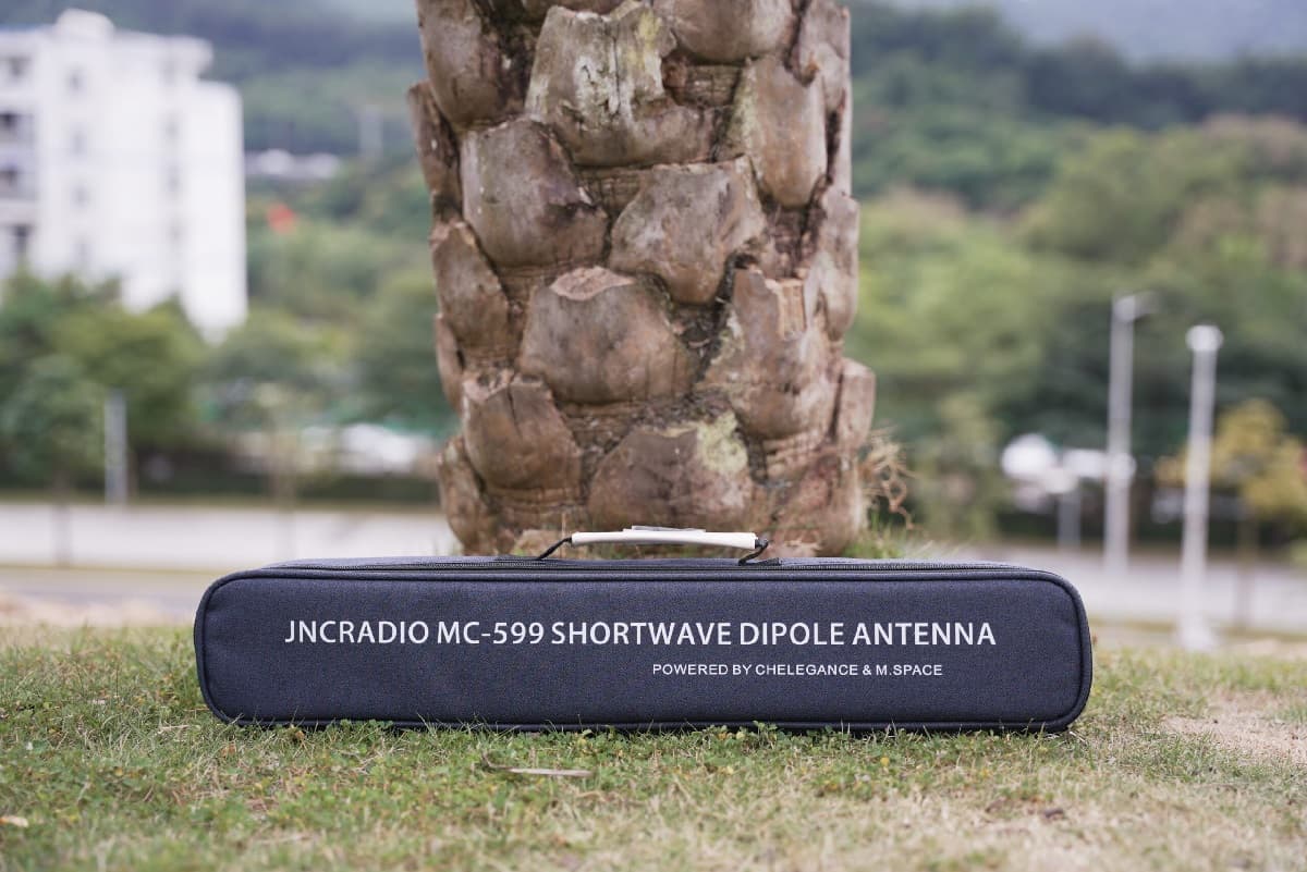 JNCRadio MC-599 antena dipolowa HF przenośna 7-50MHz - idealna do aktywacji SOTA POTA BOTA Field Day ogród działka wakacje