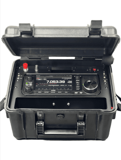 JCase 705 skrzynia ochronna transportowa do Icom IC-705 (wodoodporna) - idealna do aktywacji SOTA, POTA, BOTA, IOTA, COTA, FIELD DAY, Flora Fauna, PGA itp.