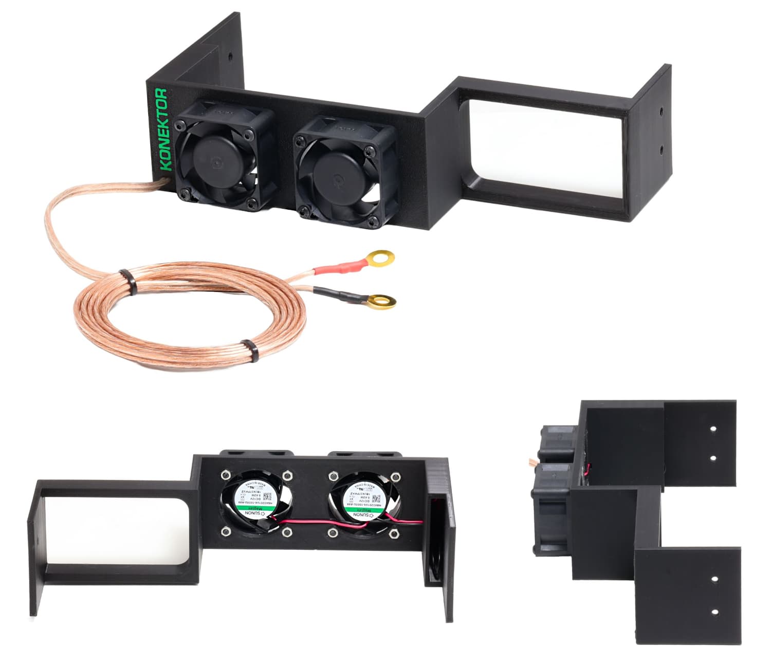 KONEKTOR COOLER KIT 5555 PRO - aktywny układ chłodzenia do AnyTone AT-5555, CRT 7900, CRT 8900, CRT 6900, DX-5000, HR-5500 itp.