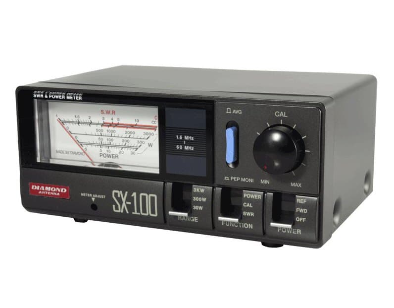 Diamond SX-100 reflektometr 1.6-60MHz - miernik HF / CB - pomiar SWR i mocy do 3000W