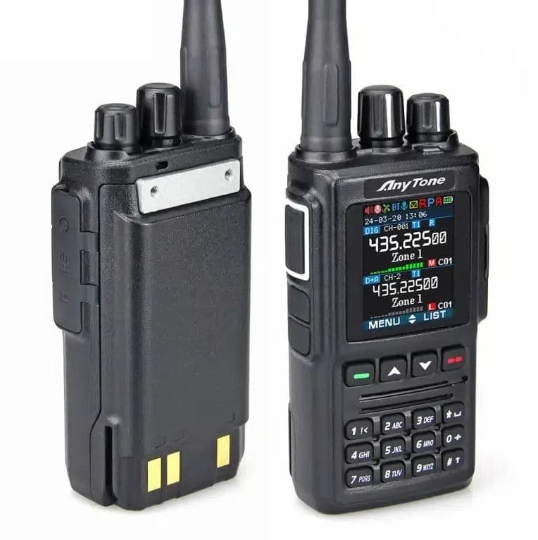 AnyTone AT-D168UV PRO ręczny radiotelefon cyfrowy/analogowy DMR wersja EXPORT VHF/UHF (136-174MHz, 400-480MHz) APRS GPS pełna polska instrukcja
