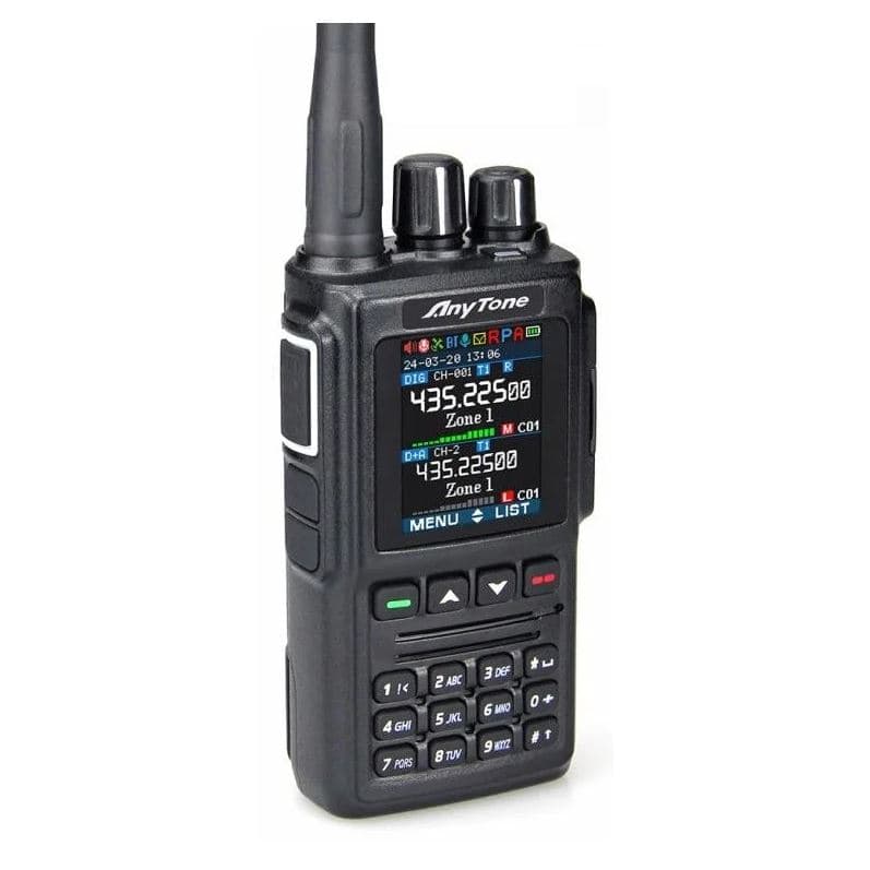 AnyTone AT-D168UV PRO ręczny radiotelefon cyfrowy/analogowy DMR wersja EXPORT VHF/UHF (136-174MHz, 400-480MHz) APRS GPS pełna polska instrukcja