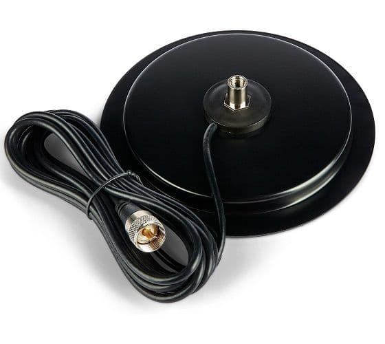 Moonraker Turbo 38 montaż 3/8 podstawa magnetyczna 18cm (magnes 160mm) kabel 4m wtyk UC-1 np. do AMPRO, FireStik, flag bezpieczeństwa