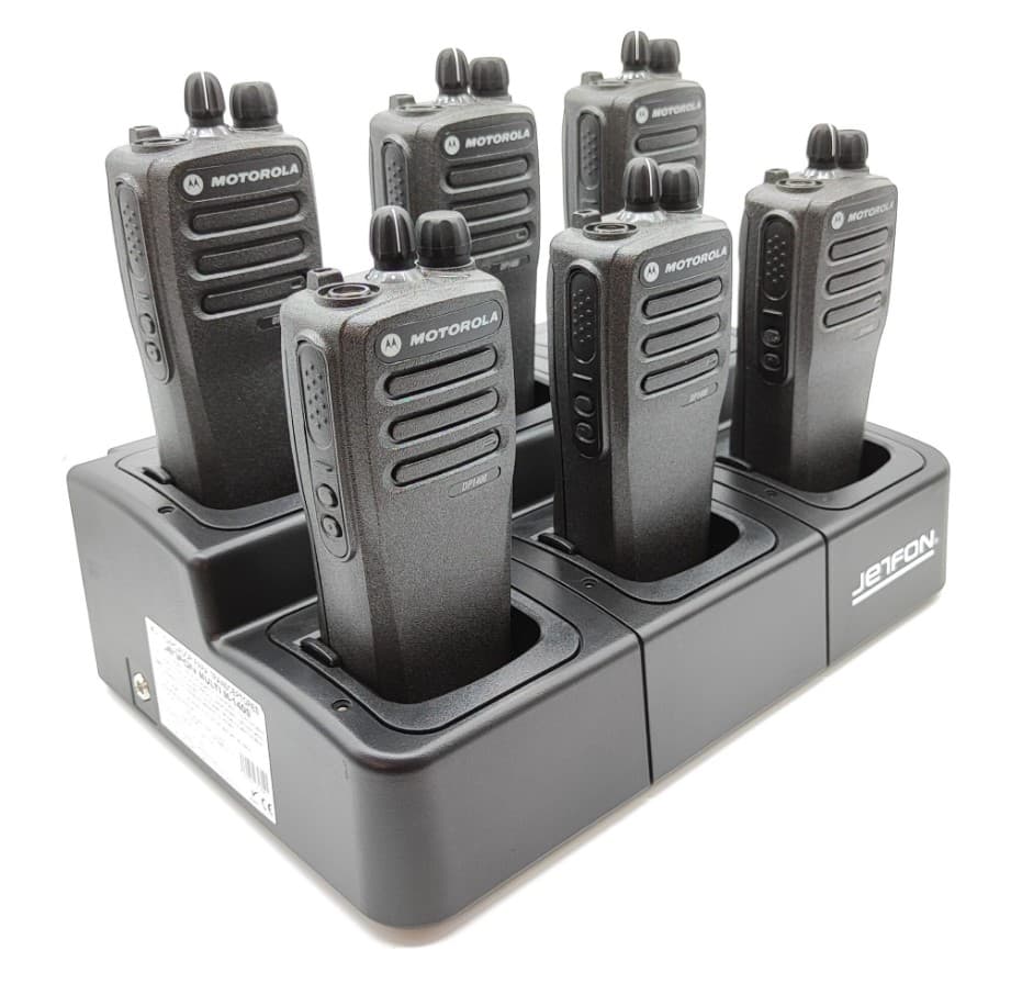 Jetfon Multi M-1400 ładowarka 6-stanowiskowa do radiostacji Motorola DP1400, CP040, CP-150, CP-200, EP-450, GP-3188, GP-3688 i PR-400