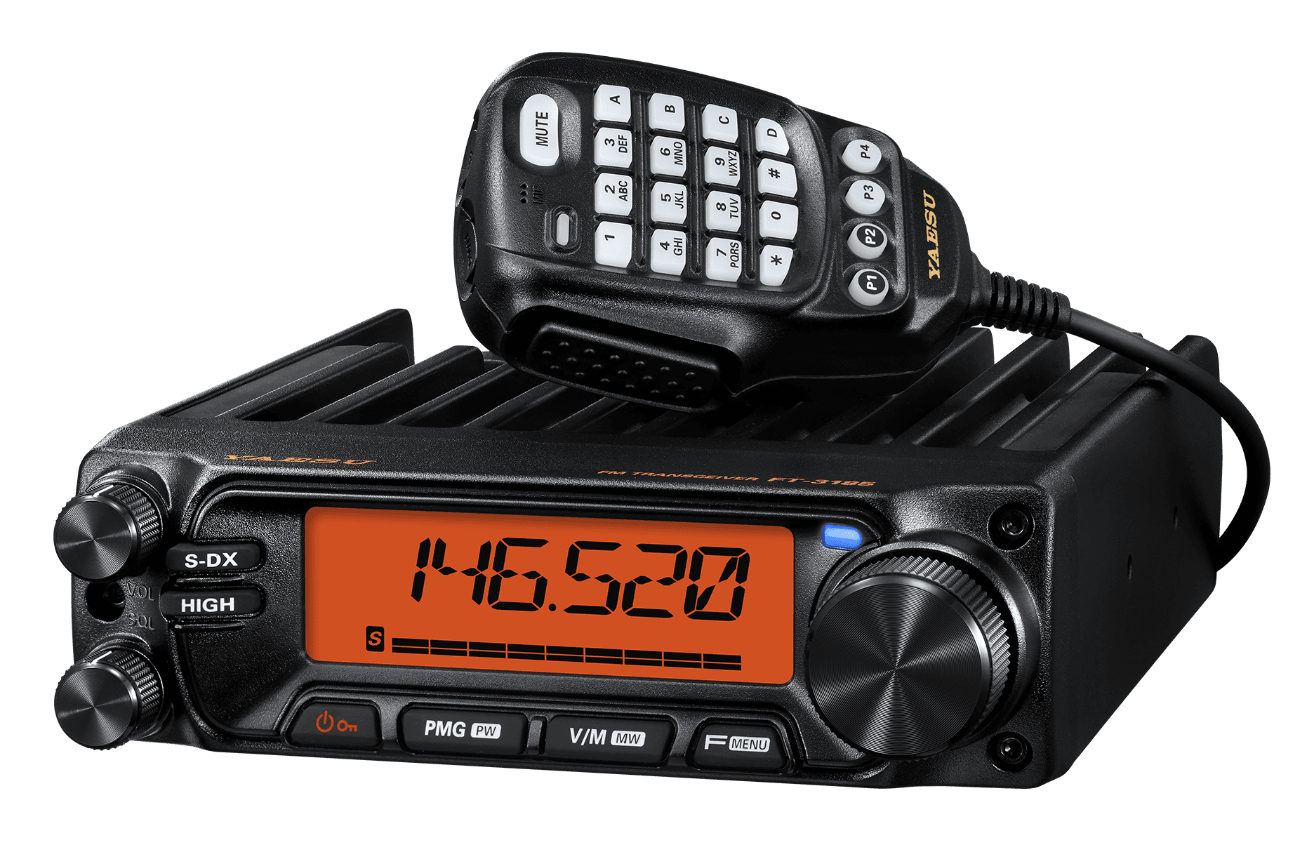 Yaesu FT-3185E ASP radiotelefon amatorski VHF duża moc 80W, 144MHz FM, ASP (DSP), Made in Japan