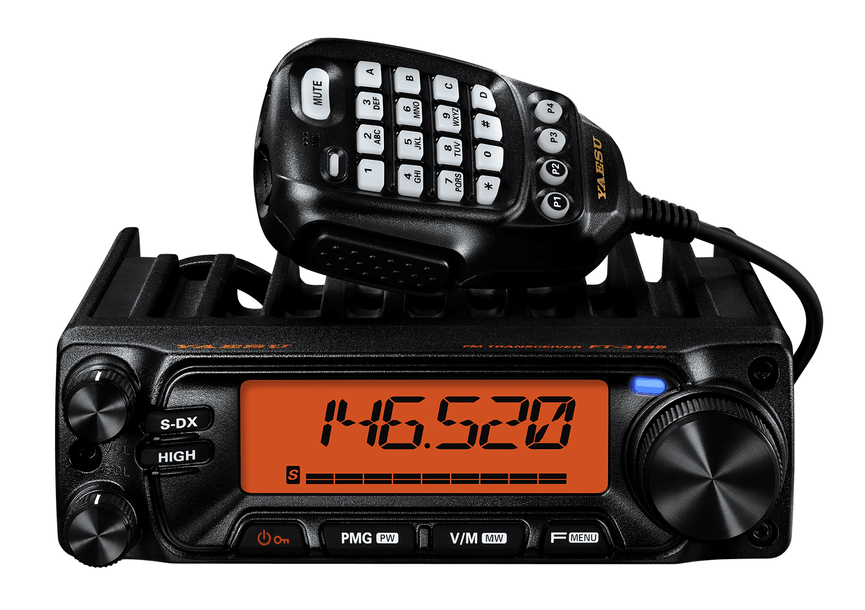 Yaesu FT-3185E ASP radiotelefon amatorski VHF duża moc 80W, 144MHz FM, ASP (DSP), Made in Japan