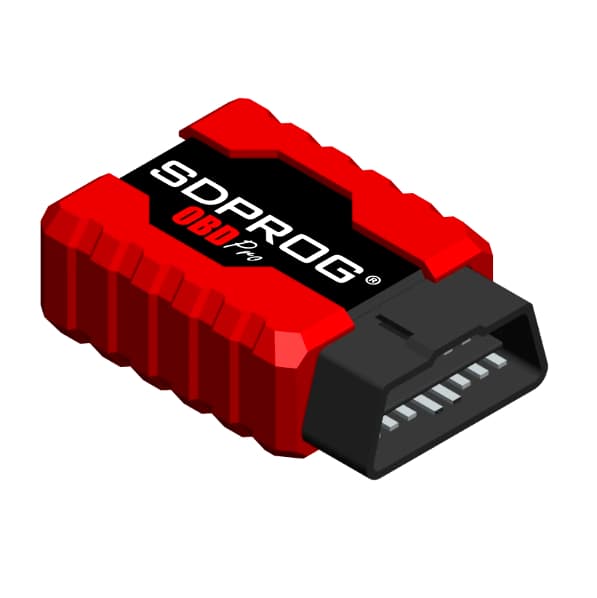 SDPROG OBD PRO interfejs diagnostyczny OBD2 + LICENCJA - oprogramowanie po polsku kompletny zestaw diagnostyczny iOS / Android