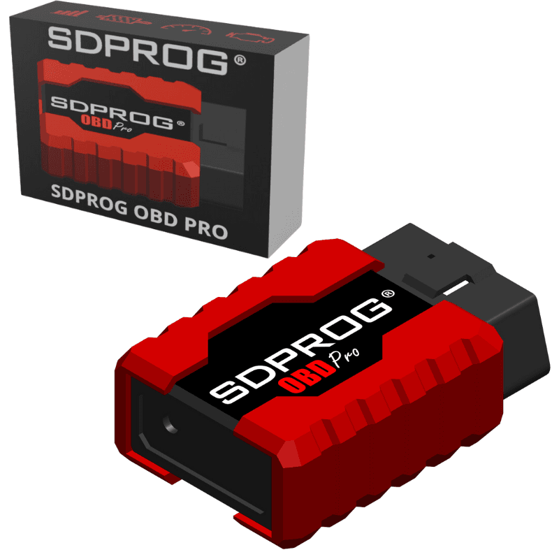 SDPROG OBD PRO interfejs diagnostyczny OBD2 100% kompatybilny z aplikacją SDPROG na iOS / Android