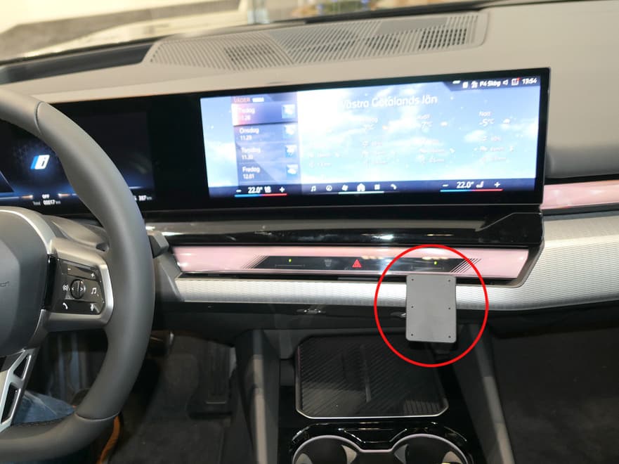Brodit Proclip do BMW serii 5 G60 G61 G58 także BMW i5 eDrive (od 2024) estetyczny uchwyt samochodowy 856011 *SUPERJAKOŚĆ* 5 lat gwarancji
