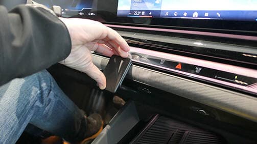 Brodit Proclip do BMW serii 5 G60 G61 G58 także BMW i5 eDrive (od 2024) estetyczny uchwyt samochodowy 856011 *SUPERJAKOŚĆ* 5 lat gwarancji