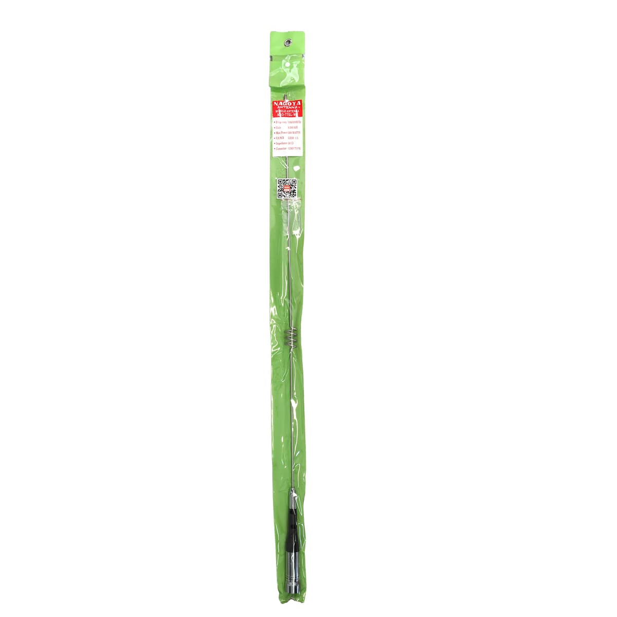 Nagoya MAG-77-EL-WH antena samochodowa dual band 144/430 MHz długość 96cm typ PL - pasma 2m/70cm (VHF/UHF), świetna do off-road
