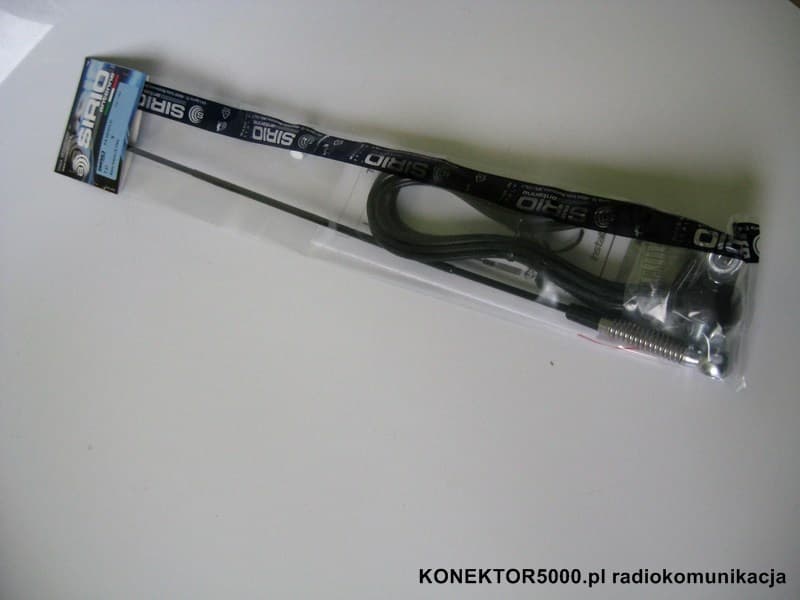 SIRIO T-27 Antena CB helikalna CLC montażowa 62cm kabel 4m (podobna do Sirio T-3 27)