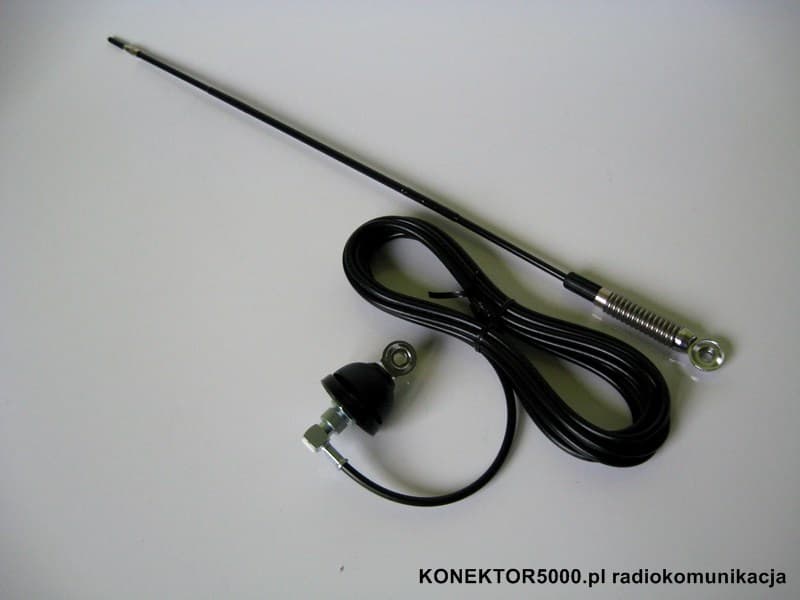 SIRIO T-27 Antena CB helikalna CLC montażowa 62cm kabel 4m (podobna do Sirio T-3 27)
