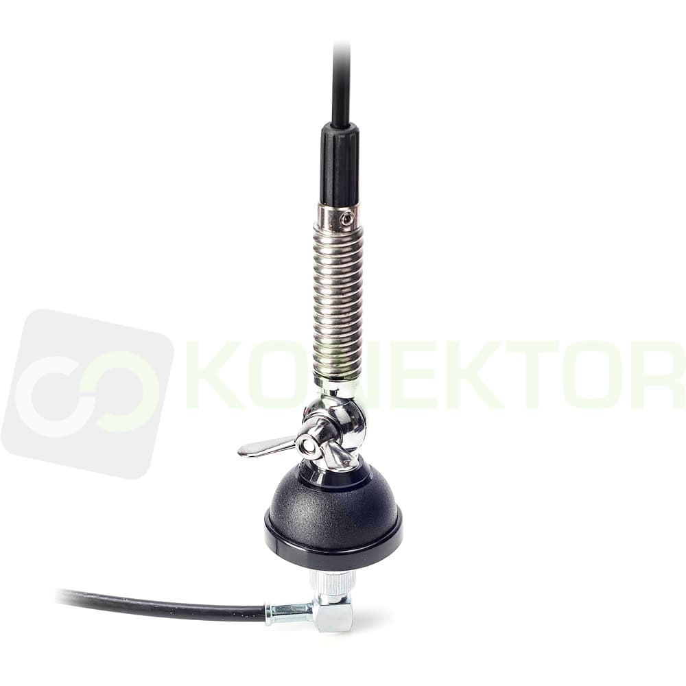 SIRIO T-27 Antena CB helikalna CLC montażowa 62cm kabel 4m (podobna do Sirio T-3 27)
