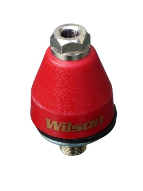 Wilson Gum Drop Red solidna stopka (główka) typ 3/8 na wtyk UC-1 od spodu (wersja kolorystyczna czerwona)