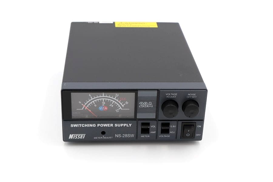 Nissei NS-28SW kompaktowy zasilacz impulsowy 28A wskaźniki, regulacja napięcia 9-15V