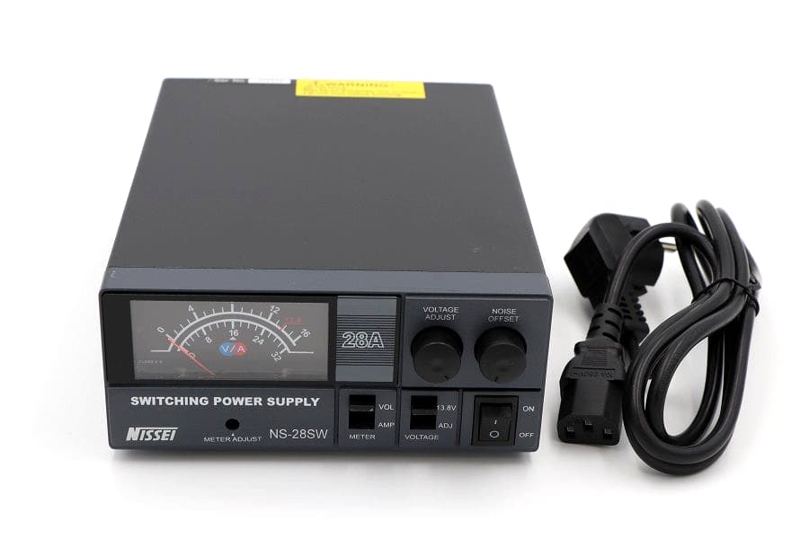 Nissei NS-28SW kompaktowy zasilacz impulsowy 28A wskaźniki, regulacja napięcia 9-15V