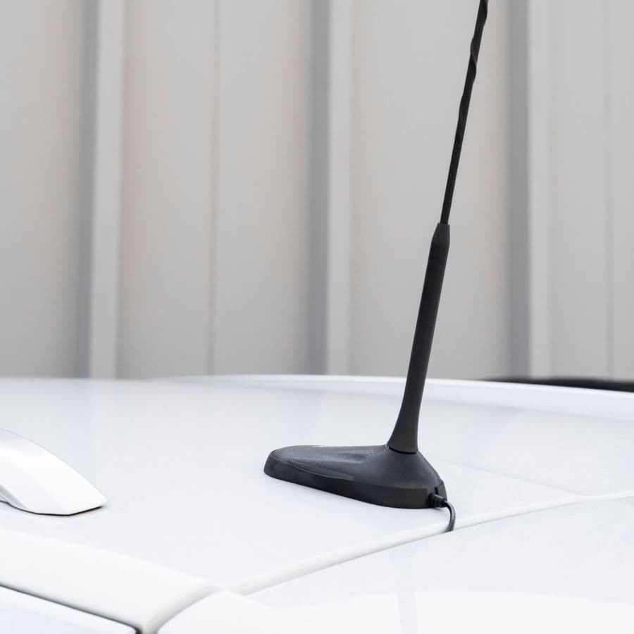 Midland MC45 antena CB 50cm - dyskretny wygląd jak antena FM, bardzo mocny magnes, długi kabel 4,5m