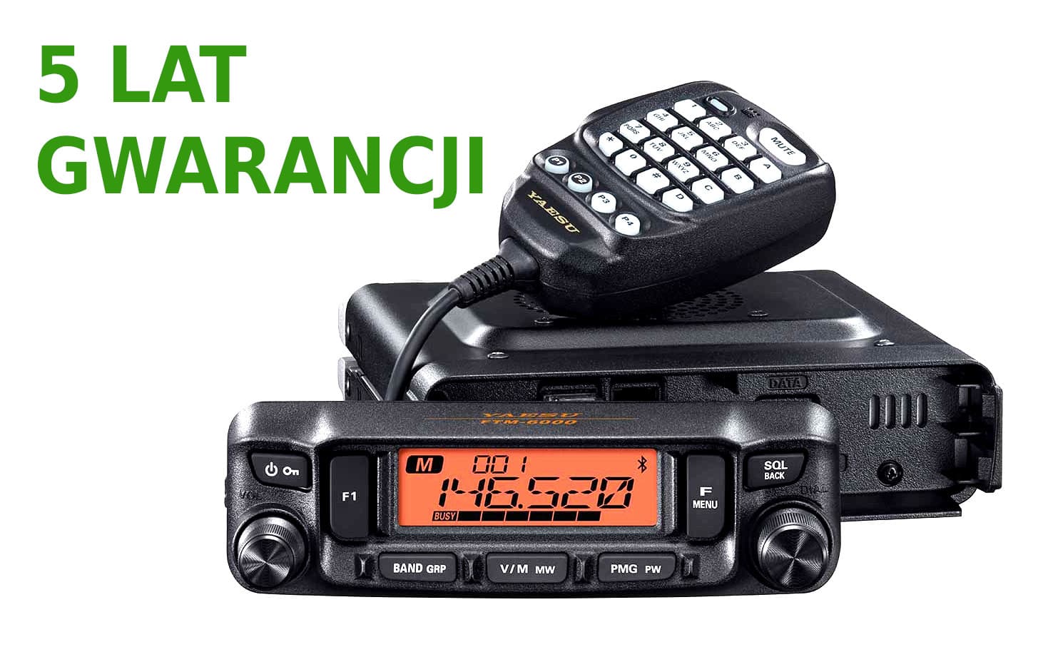 YAESU FTM-6000E EXPORT radiotelefon amatorski 2m/70cm 50W, 5 LAT GWARANCJI