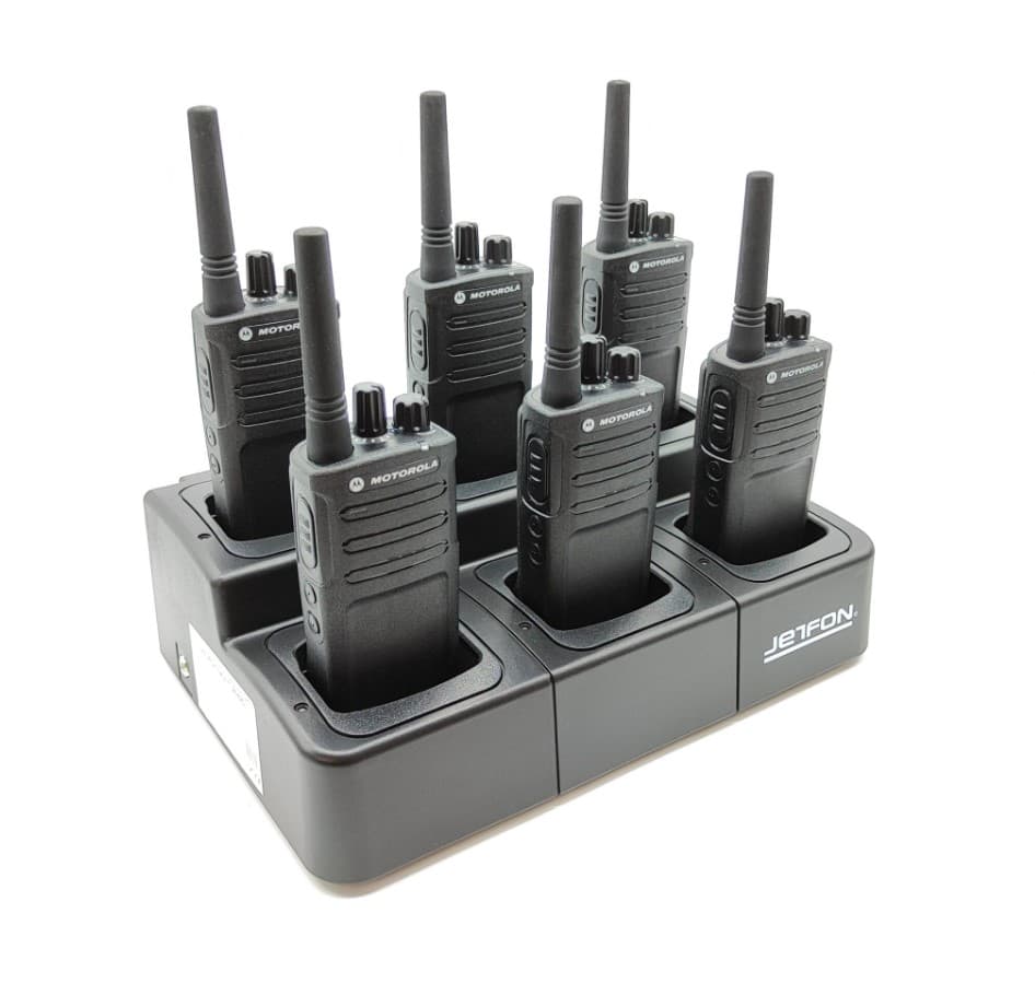 Jetfon Multi M-420 ładowarka 6-stanowiskowa do radiostacji Motorola XT-420, XT-460, XT-220 i XT-225