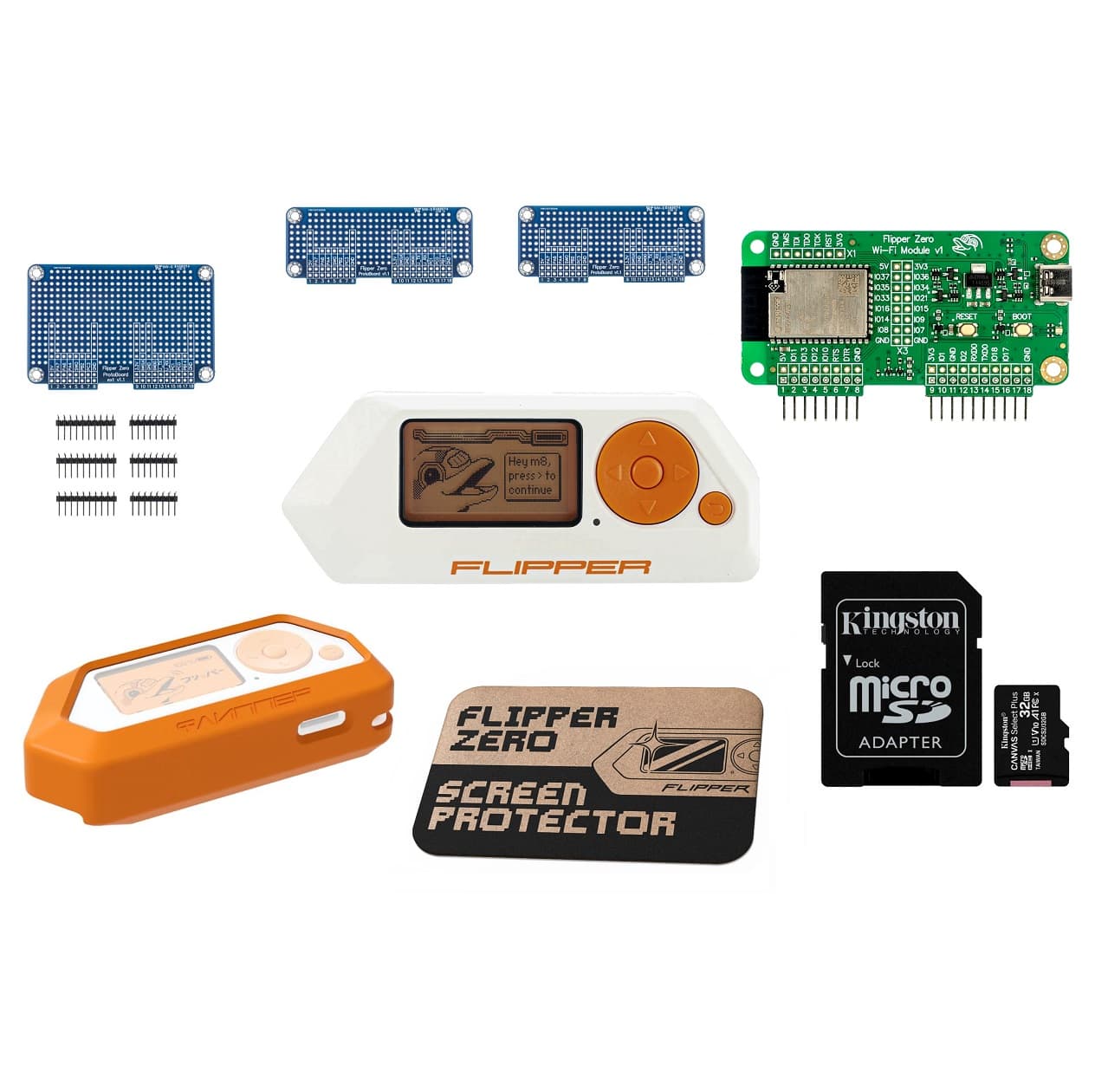 Zestaw FLIPPER ZERO + HackRF One PortaPack H4M Mayhem + akcesoria - profesjonalny zestaw dla pentesterów, hobbystów RF i specjalistów ds. bezpieczeństwa