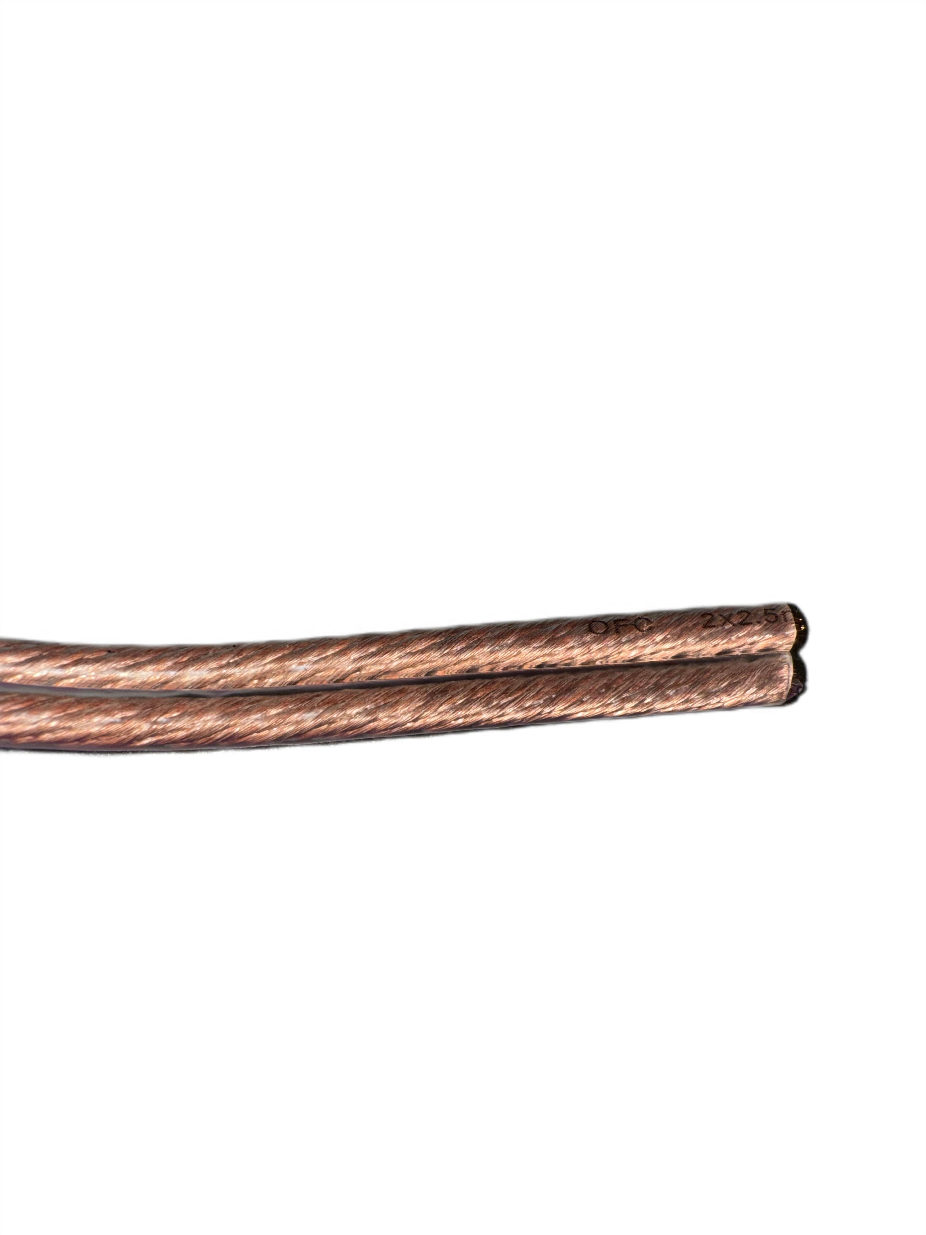 SATEC Hi‑Fi Premium kabel głośnikowy 2×2,5 mm² OFC Cu - 100% miedź beztlenowa (także kabel zasilający)