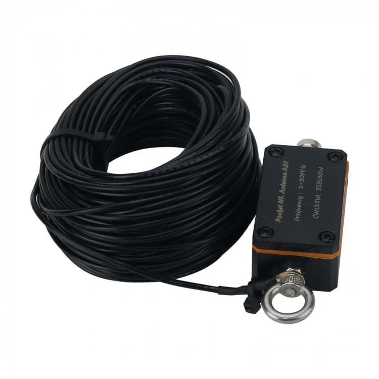 HF Pocket A30 mikro antena wielopasmowa QRP 160-10m 1–30 MHz 30W END FED - SOTA POTA Field Day działka wakacje