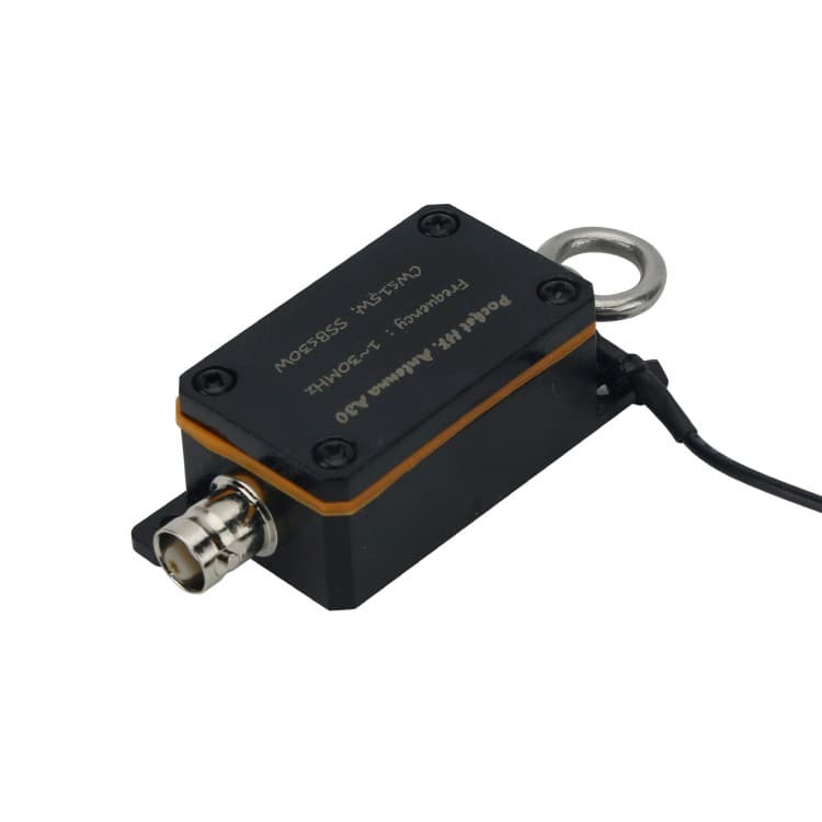 HF Pocket A30 mikro antena wielopasmowa QRP 160-10m 1–30 MHz 30W END FED - SOTA POTA Field Day działka wakacje