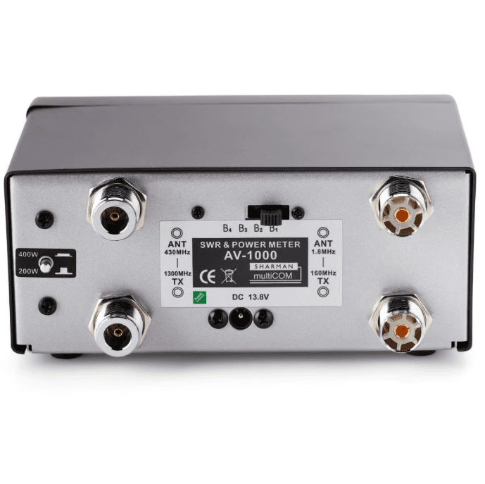 MOONRAKER SWR-1000 reflektometr HF/VHF/UHF 1.8-160/430-1300MHz - miernik SWR / PWR 400W do anten