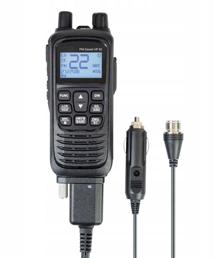 PNI Escort HP 92 NRC CB radio ręczne / przenośne (ręczniak CB) + adapter samochodowy 12/24V (PNI HP-92)